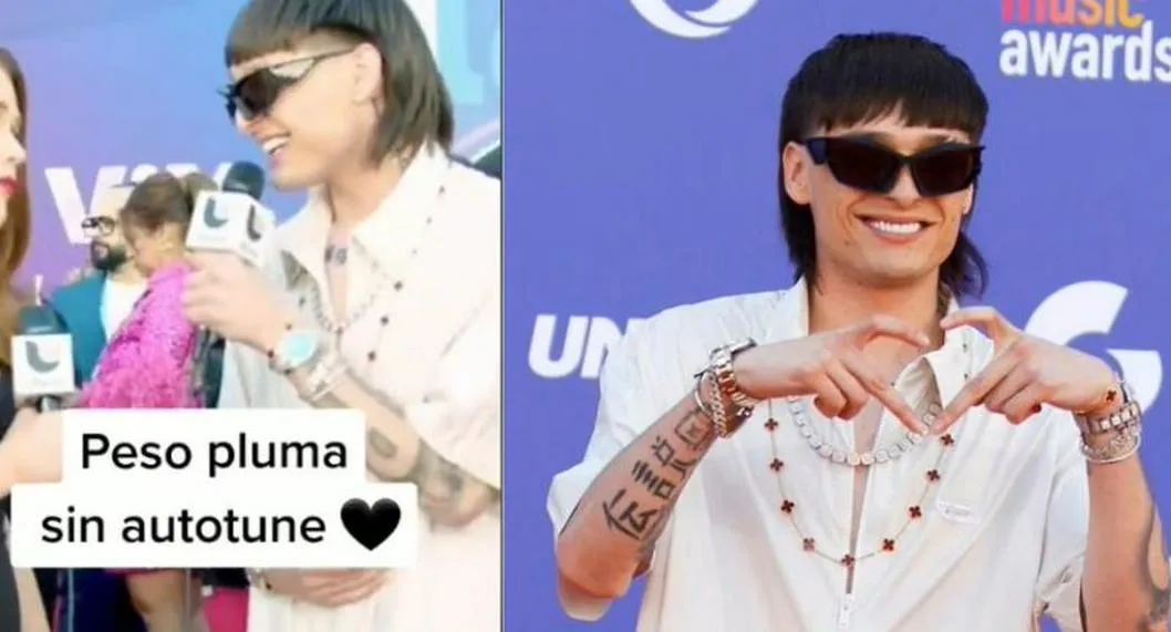 Peso Pluma cantó ‘Ella baila sola’ sin autotune y causó polémica en redes