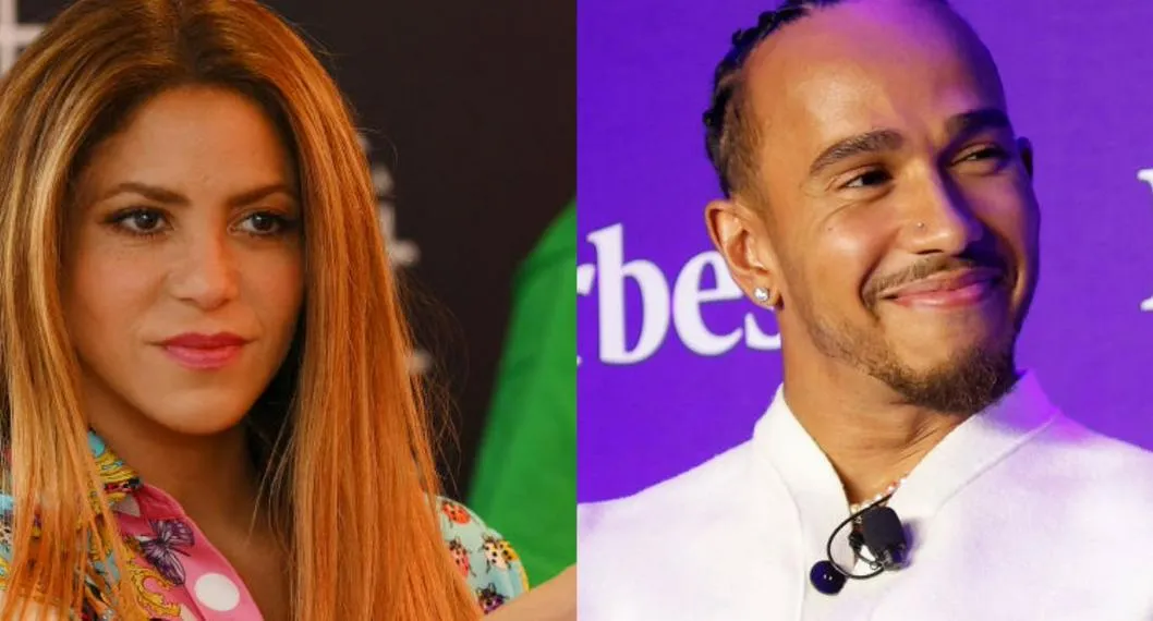 Shakira y Lewis Hamilton a propósito de cuánto duraría su relación, según ChatGPT.