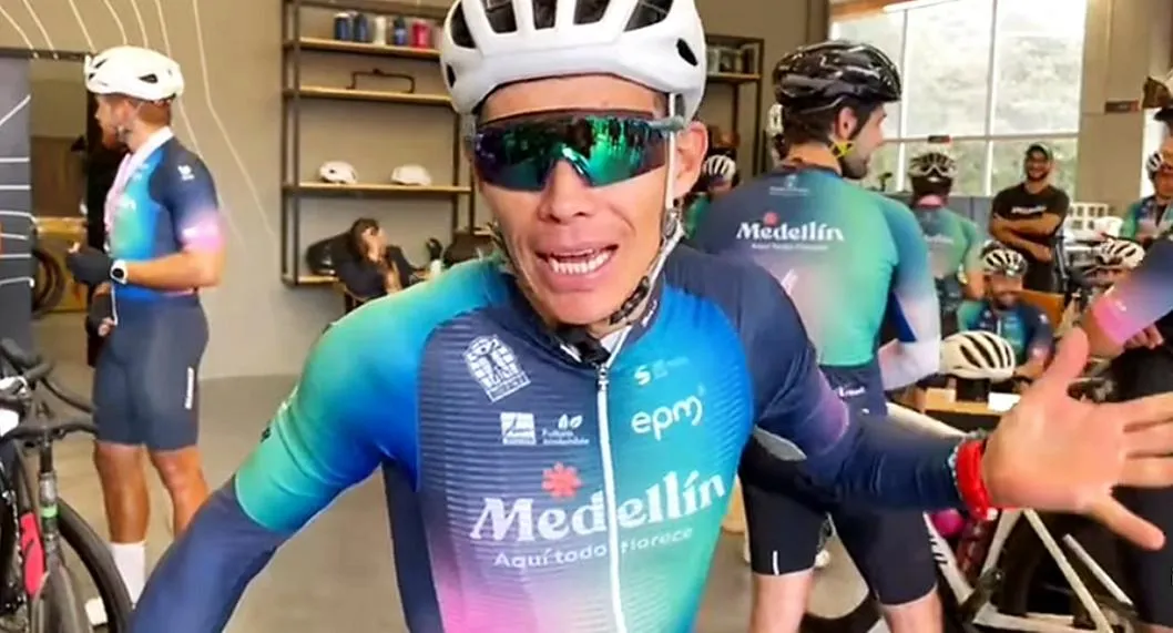 Miguel Ángel ‘Supermán’ López, que dice estar “asustado” antes de Vuelta a Colombia