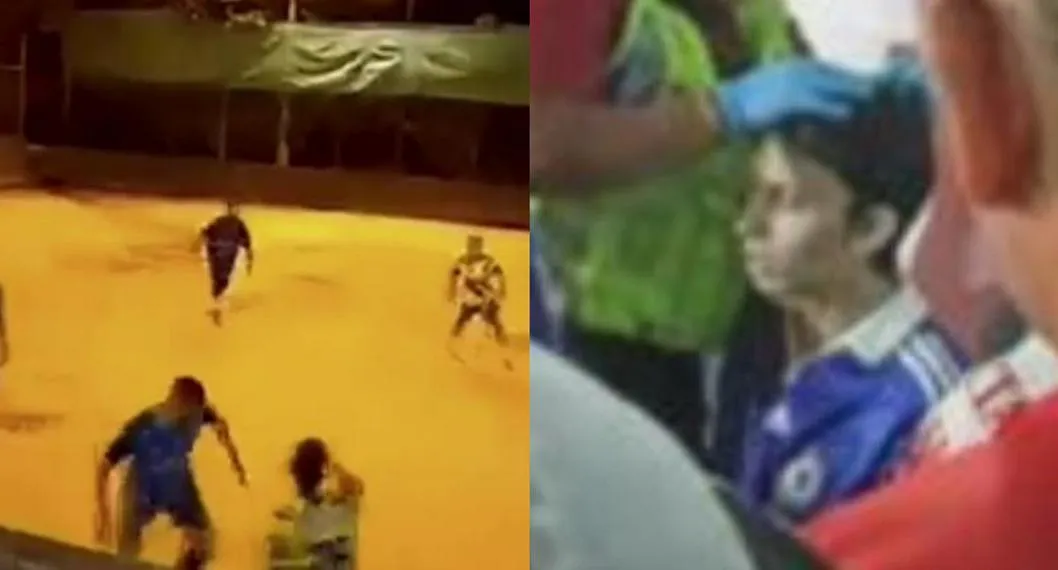 Un joven en México estaba jugando un partido de fútbol con unos amigos, cuando recibió un golpe en la cabeza que le quitó la vida
