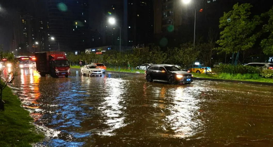 Fuertes lluvias, a propósito del vendaval que dañó viviendas en Antioquia