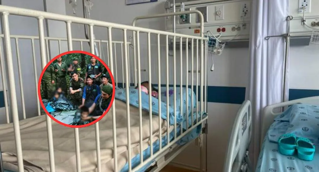 Niños encontrados en la selva siguen en alto riesgo, según parte médico