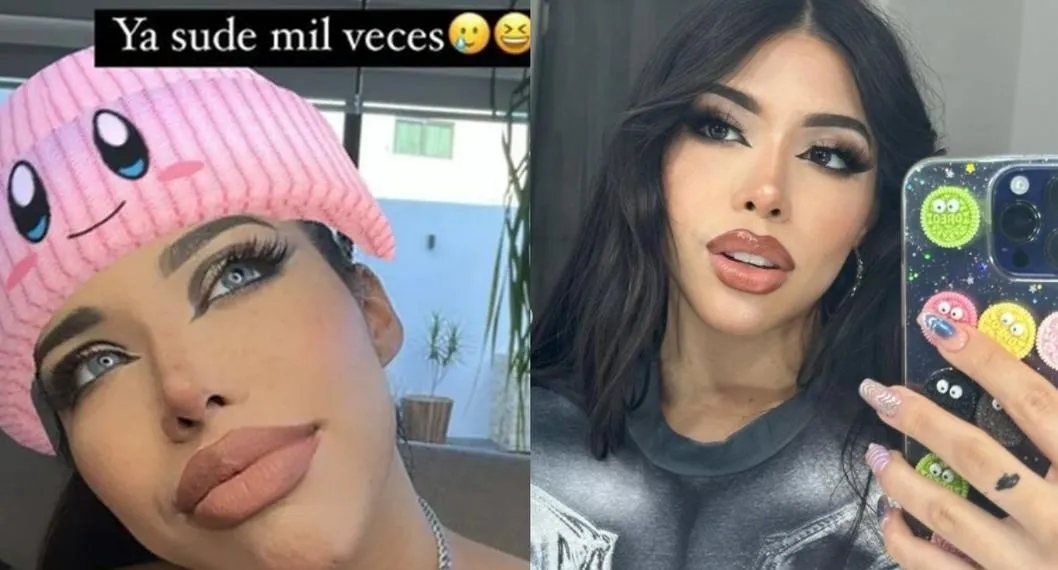 La influencer veracruzana comentó que casi se desmaya