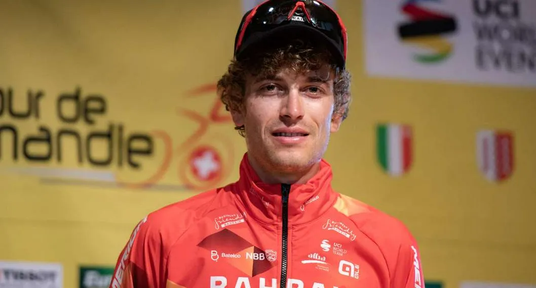 Foto de Gino Mader, en nota de Colombia y muerte del suizo en Vuelta a Suiza: Mauricio Soler tuvo duro caso