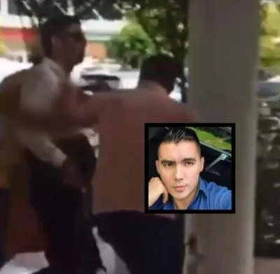 Captura de video del atentado sicarial en Tuluá contra político y foto de la víctima.