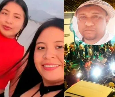 Arlenis y María, las hermanas que murieron, intentando defender a su papá de sicarios en La Guajira.