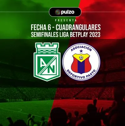 Atlético Nacional recibe al Deportivo Pasto hoy. Encuentre acá la tranmisión del partido en vivo y resultado de Águilas Doradas vs. Alianza Petrolera.