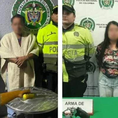 Policía Metropolitana de Bogotá capturó a tres personas con chalecos antibalas y armas en Ciudad Bolívar.