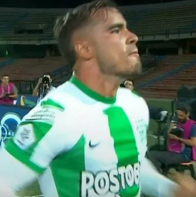 Foto de Tomás Ángel, en nota de que Nacional apuntó a final con Millonarios: cantó 2 goles en segundos y se ilusionó