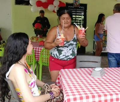 Esperanza, la mujer que con salpicón, sacó a sus hijos adelante. 