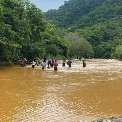 Quebrada del municipio de Segovia, Antioquia. En relación con joven que murió.