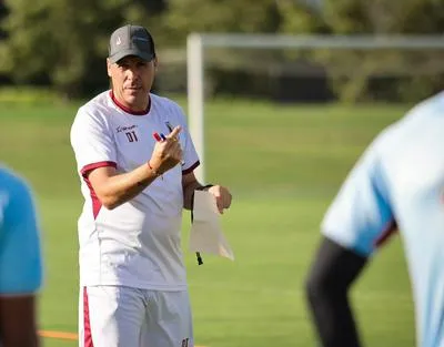 Los 'Pijaos', al mando de Juan Cruz Real. En relación con los entrenamientos de Deportes Tolima