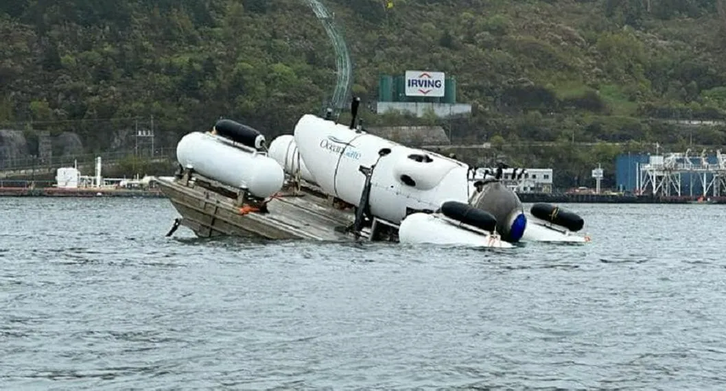 Intensa búsqueda de submarino con 5 turistas que iban a ver restos del Titanic.