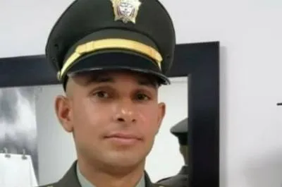 Subintendente Francisco Adrián Lopera, de 36 años, que perdió la vida en accidente de tránsito.