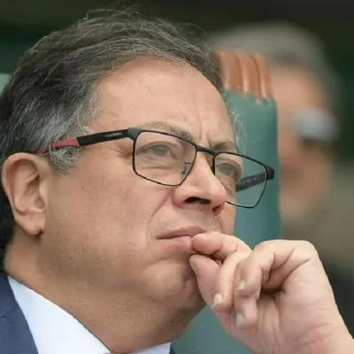 Gustavo Petro, presidente de Colombia, reacciona a caída de su reforma pensional. 