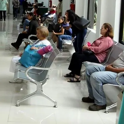 Pacientes en el IMSS.