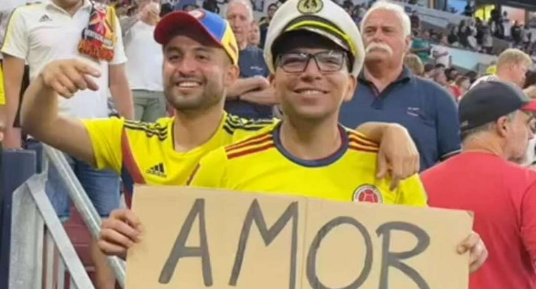 Foto de fanático colombiano, en nota de hincha de Colombia en video de Gol Caracol asombró con dato personal en Alemania.