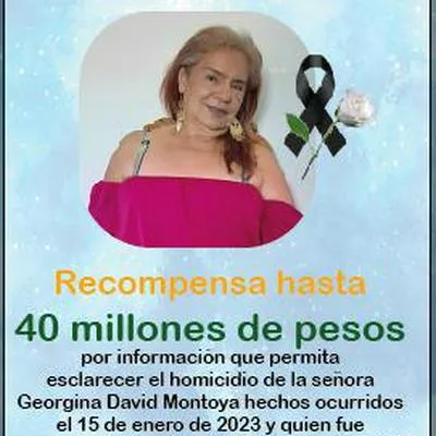 Familiares de empresaria asesinada en Caldas ofrecen recompensa por información