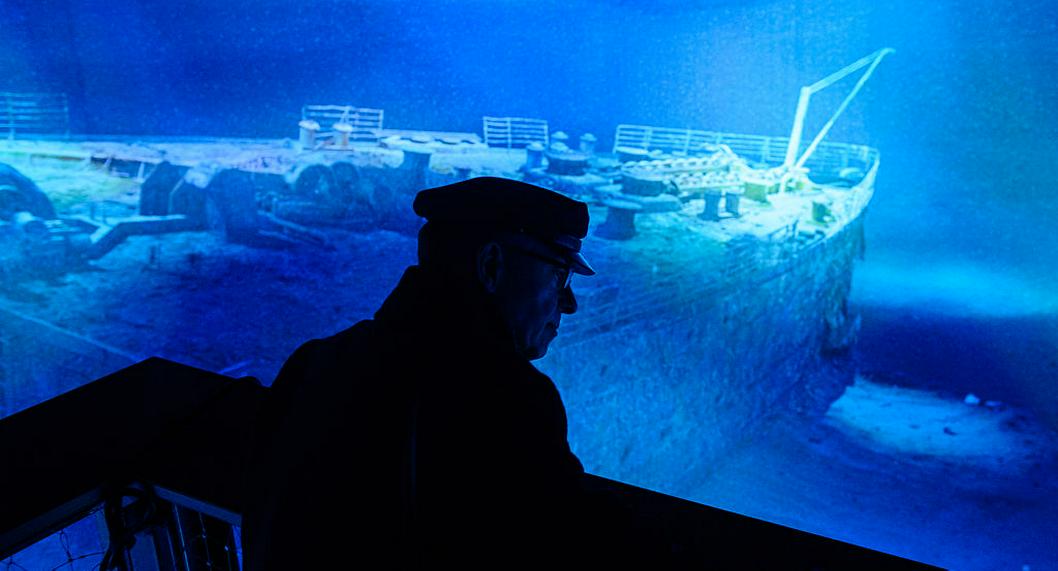 Imagen del naufragio del Titanic, que era visitada por el submarino de la compañía OceanGate.