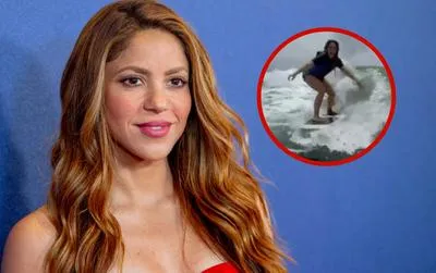 Shakira. En relación con su talento para 
surfear.