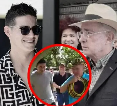 James Rodríguez y Álvaro Uribe, juntos en 'El Ubérrimo' | Visita de James Rodríguez a Álvaro Uribe Vélez | Video de James Rodríguez y Álvaro Uribe juntos