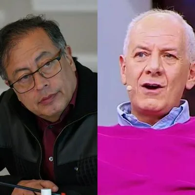 El presidente Gustavo Petro y el columnista Felipe Zuleta, en discusión sobre suicidio del coronel Dávila.