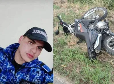Alex Steven Gómez Bolaños. El joven que murió en accidente de trásito.