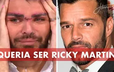 Fran Marino y Ricky Martin. En relación con cirugías de fan.