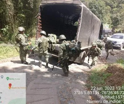 Soldados. En relación con los militares liberados en Cali.