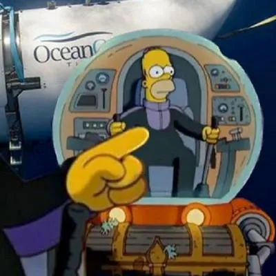 Luego del fallecimiento de los tripulantes del sumergible, se dio pie a la teoría de la predicción de la catástrofe por Los Simpson en uno de sus capítulos