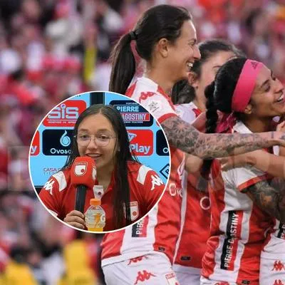 Camila Reyes, jugadora de Independiente Santa Fe 