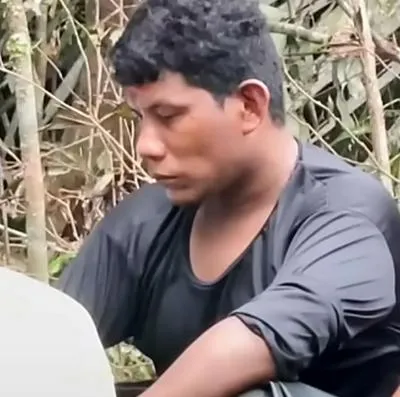 Manuel Ranoque, esposo de mamá de niños perdidos en selva y señalado de golpearla con machete.