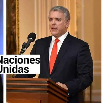 Iván Duque y Juan Manuel Santos compiten por puestazo en la ONU