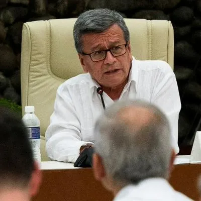 Pablo Beltrán, comandante de la delegación de negociación del Eln en La Habana, Cuba.