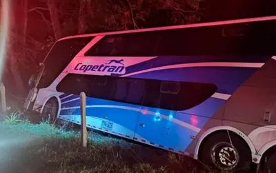 Bus accidentado en Antioquia.