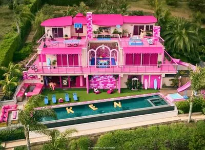 La casa de los sueños de Barbie.