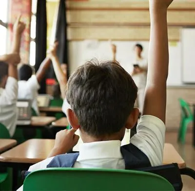 Niños en clase.