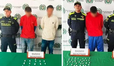 Ciudad Bolvar: capturan a tres personas sealadas de trfico de estupefacientes