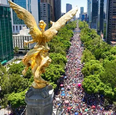 Marcha del orgullo en CDMX 2023.