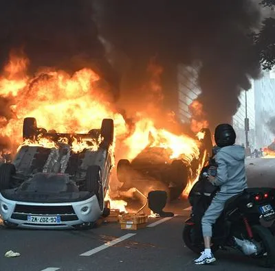 Disturbios en Francia y decenas de policías heridos en ese país
