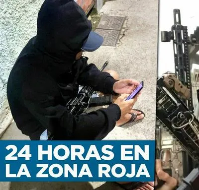 Laura Sua, reportera de Testigo Directo fue la zona más caliente de Bogotá.