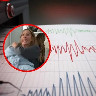 Carolina Soto, presentadora que sintió el temblor de este 29 de junio en Colombia.