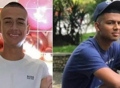 Sergio Andrés Gutiérrez Lasso y Joan Urreste. Jóvenes asesinado en Cauca.