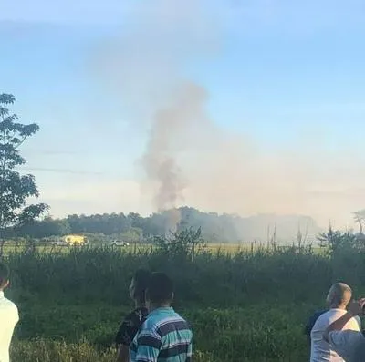Dos aeronaves se accidentaron de frente en Villavicencio durante un entrenamiento. No hay reporte de víctimas aún. 