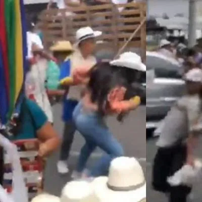 Desfile de San Pedro en Ibagué terminó con pelea a machete de 15 jóvenes
