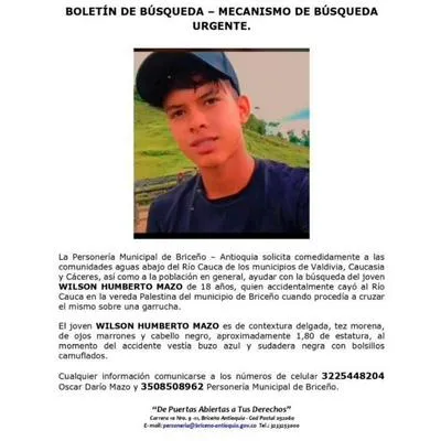 Joven desapareció luego de caer al río Cauca: hay video de cómo se cayó