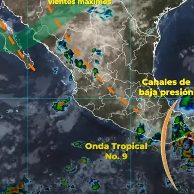 Estas son las tres ondas tropicales que afectarán en julio y los estados afectados