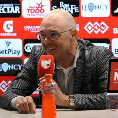 Alfredo Arias, exentrenador de Independiente Santa Fe que recientemente llegó a Independiente Medellín