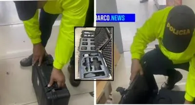 Grupo de investigación de la Unidad Contra Atracos lograron hacer el rastreo de los equipos que tenían GPS.