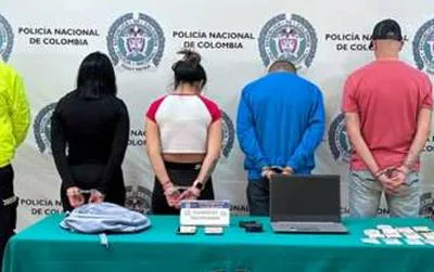 Ladrones capturados en Quindío.